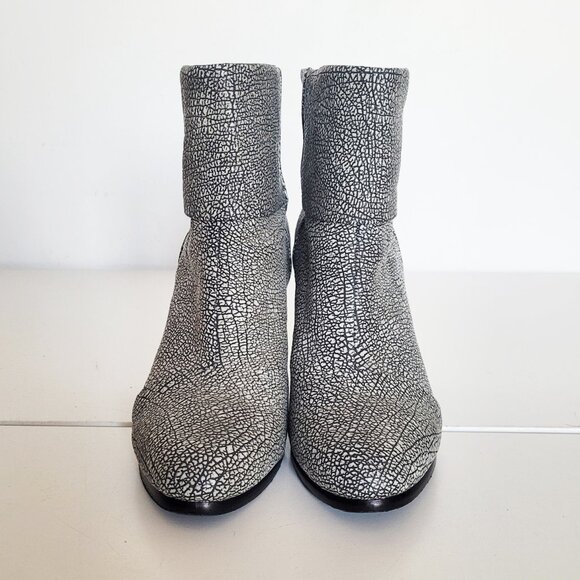 Rag & Bone Women Newbury Textured Leather Booties - Size EU 41 or US11 - Picture 2 of 11